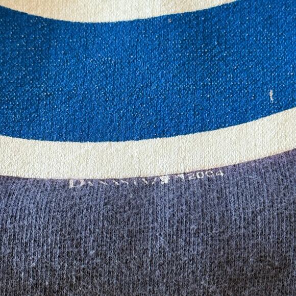 Vintage 2004 Chicago Cubs Navy Hoodie MLB Baseball Sweatshirt Size M - Picture 3 of 7